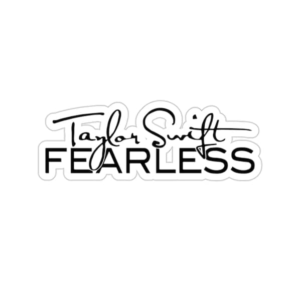 Taylor Swift Fearless Album Black & White Design | Minimalist | Fearless Font | Printable Instant Digital Download Bundle JPG/PNG/SVG