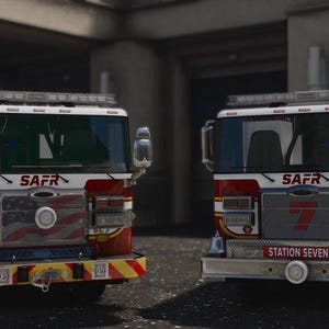 2024 Pumper Feuerwehrauto FiveM GTA 5 | Hohe Qualität und hohe Detailgenauigkeit