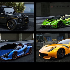 GTA 5 Car Pack 43 AUTO&#39;S! | Zeer hoge kwaliteit | FiveM Klaar | Aangepaste afhandeling |