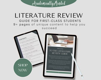 Guida alla revisione della letteratura / Supporto universitario per la tesi / Contenuti, struttura, suggerimenti utili e guida / Revisione letteraria / Download digitale istantaneo