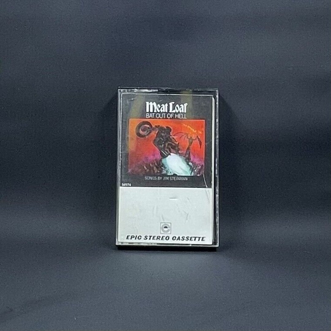 Meat Loaf Bat Out of Hell Cassette PET 34974 Epic Stereo Etsy