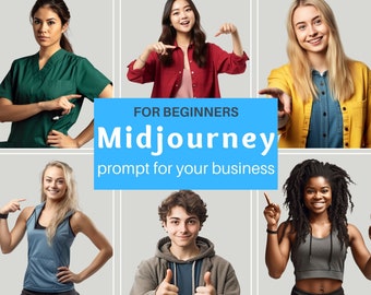 Midjourney V5 AI Prompt: Photorealistic People Stock Photos for business | Realistic AI Portrait Prompts | Generating Professional photos