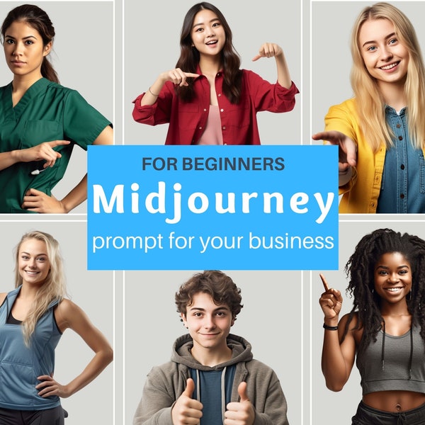 Midjourney V5 AI Prompt: Photorealistic People Stock Photos for business | Realistic AI Portrait Prompts | Generating Professional photos