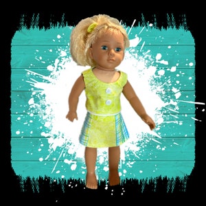 18 Inch Doll 2 Piece Bright Outfit