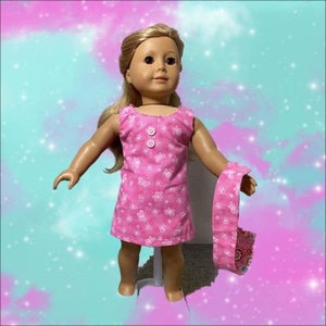 18 Inch Doll Pink Reversible Sleeveless Dress