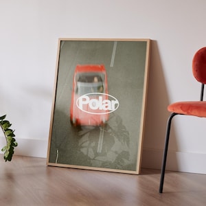 Polar Car Poster – Retro Automotive Wall Art