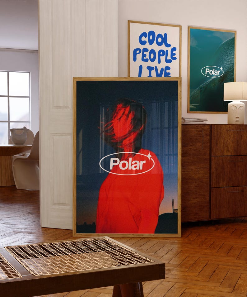 Aesthetic Poster/print for Room Wall Art, Aesthetic Art Trendy Poster