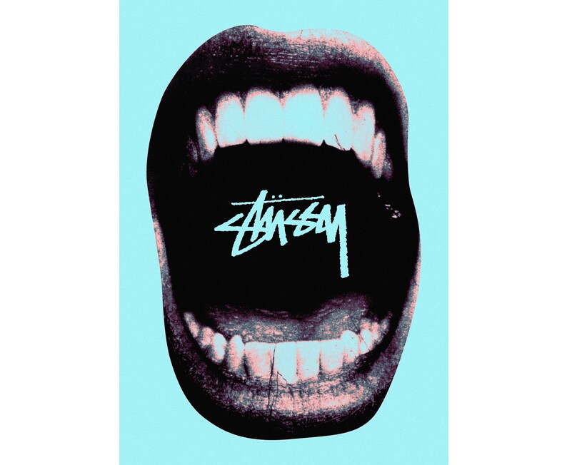 Stussy Posters for Bedroom Brand Print Poster Art Poster Wall Etsy