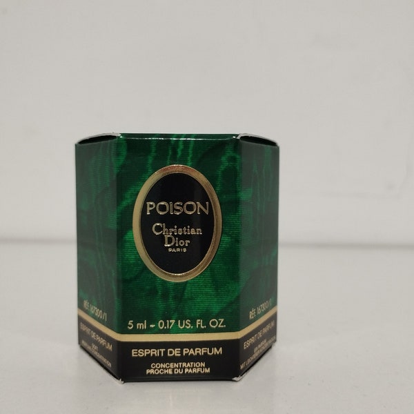 Miniature poison parfum Christian dior 1985 vintage/femme