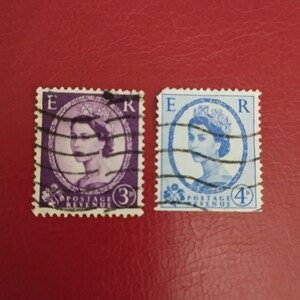 Queen Elizabeth II 1952 Great Britain Vintage Postage Stamps Collection
