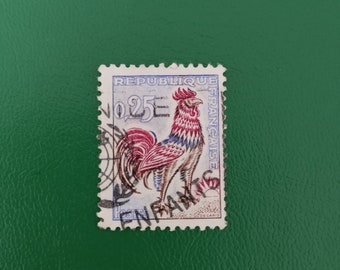 Briefmarken der Französischen Republik Coq Decaris 1962/Selten/Briefmarkensammlung 0,25 F