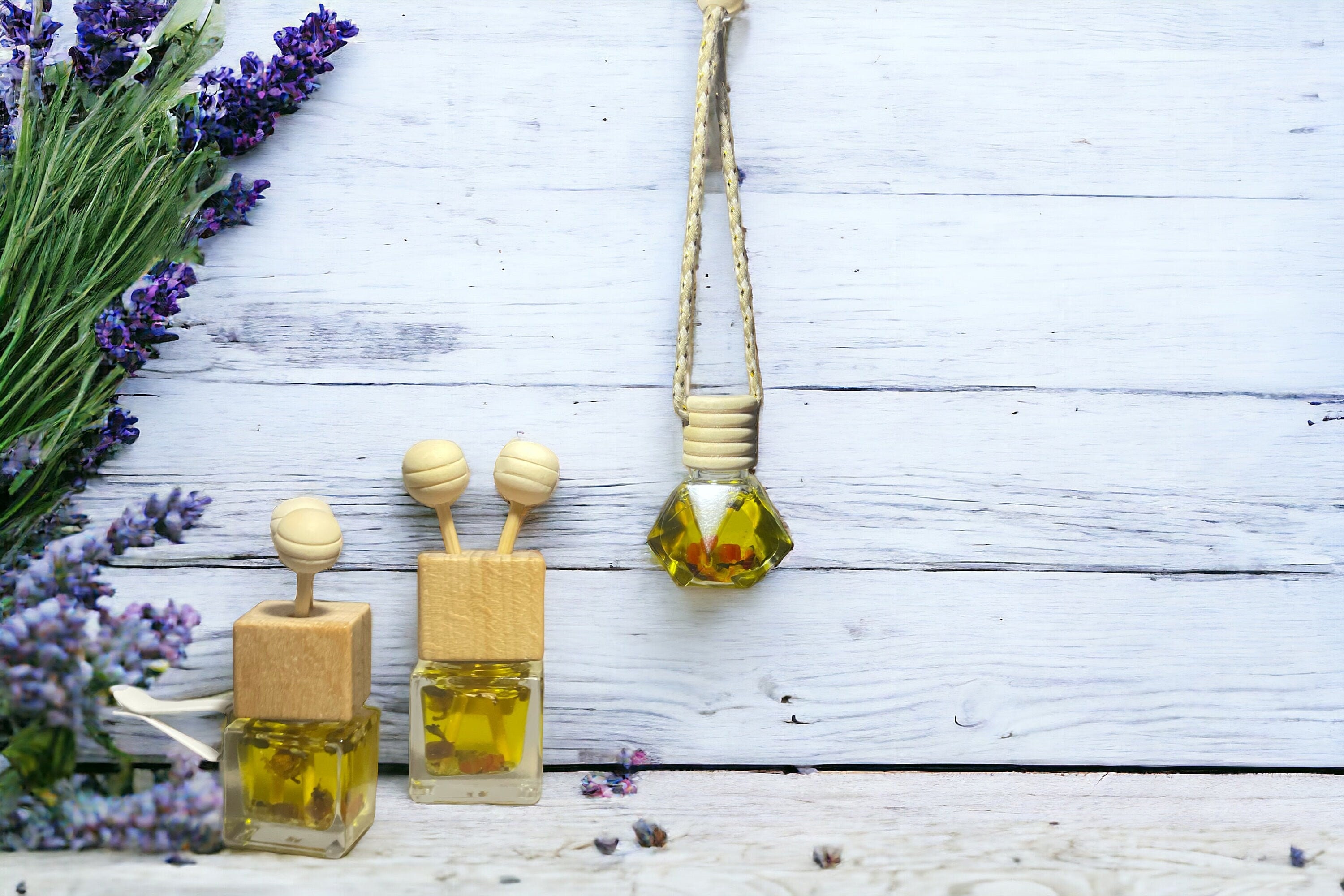 Hanging Car Diffuser L Vent Clip Car Reed Diffuser L Crystal and Herb ...