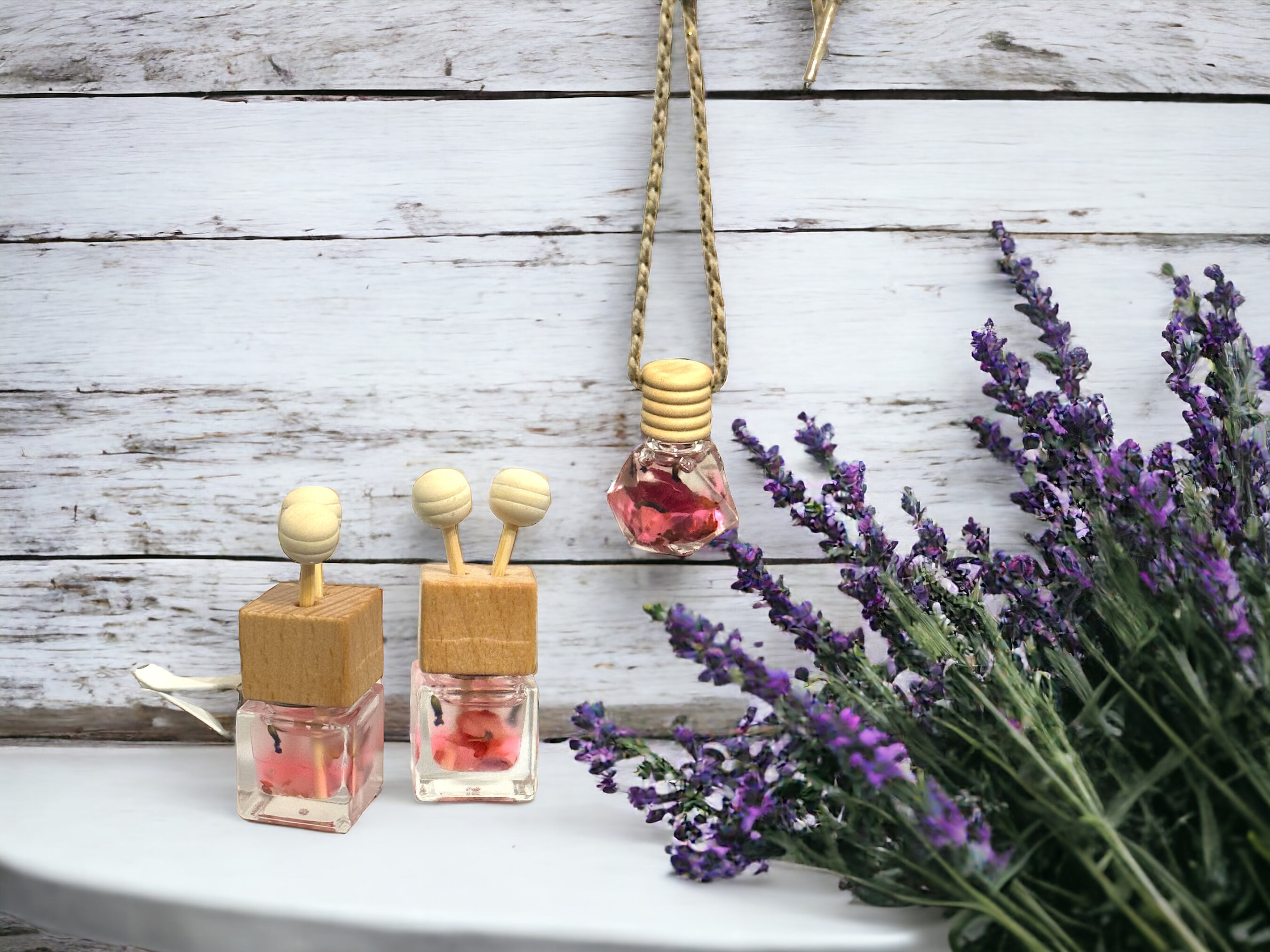 Hanging Car Diffuser L Vent Clip Car Reed Diffuser L Crystal and Herb ...