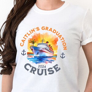 Custom Graduation Cruise Shirts, Family Matching cruise Shirts, Personalized Group Cruise Shirts, Graduation vacation Tees, Cruise tshirt