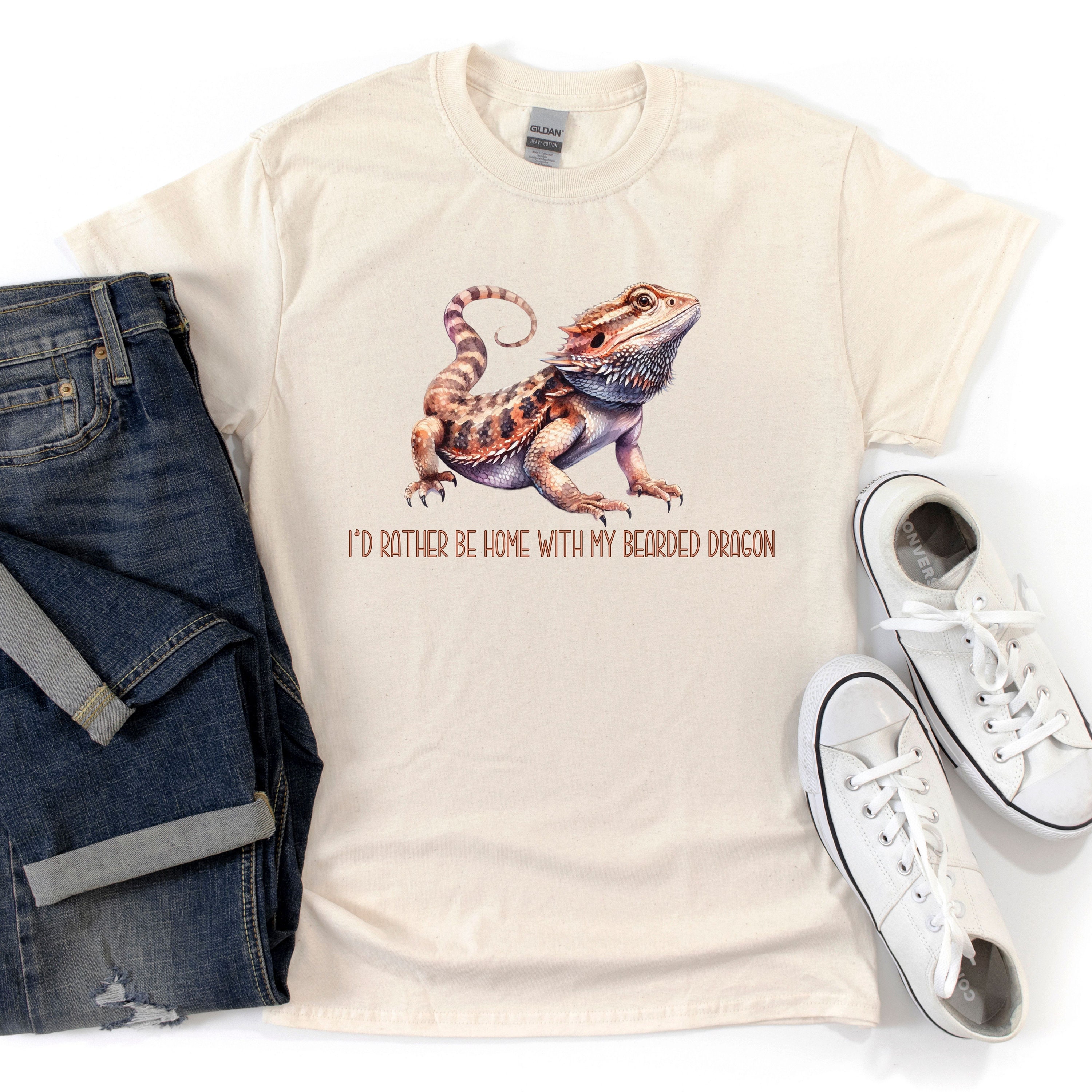 Bearded Dragon T-shirt, Bearded Dragon Gift, Bearded Dragon Pet Owner ...