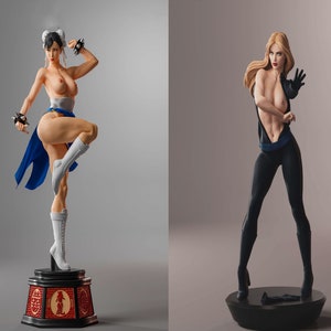 3D NSFW  l Classic & Sue Storm l figurines