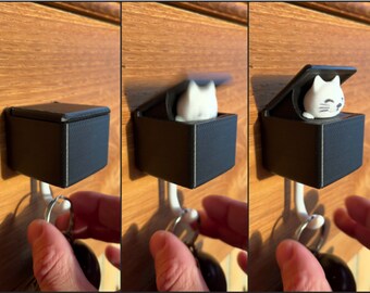 3D Printer Files | Cat key hook | 3D Stl