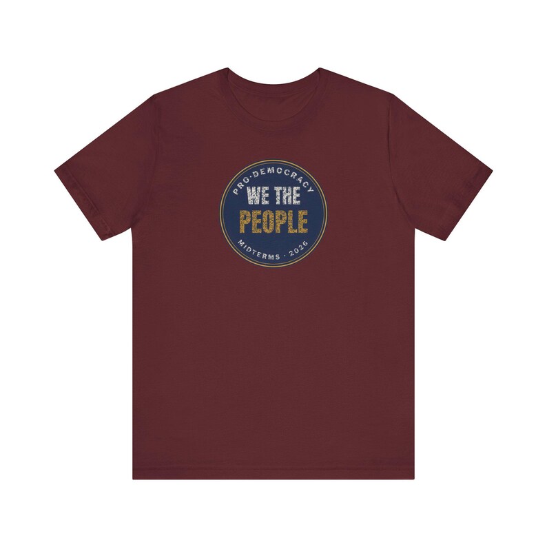 We The People Tee | Pro Democracy Midterms 2026 Shirt | Constitution Voter Gift image 11