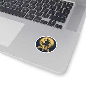 Baba Yaga Is Coming Sticker, Ukrainian Night Bomber Drone Decal, Baba Yaga Drone Folklore Sticker, Stand With Ukraine Laptop Decal image 11