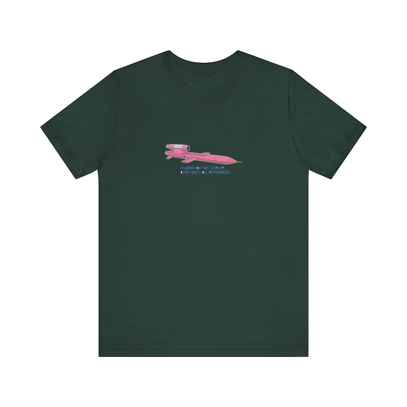 Ukraine Flamingo Missile Tee | Pink FP-5 Cruise Missile Shirt | Ukrainian Military Humor | Slava Ukraini Gift image 7