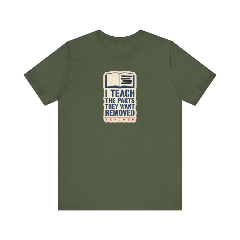 I Teach The Parts They Want Removed Shirt | Banned Books Teacher Tee | Anti Book Ban Gift image 3
