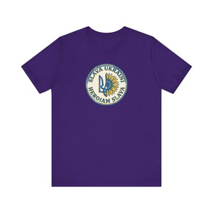 Slava Ukraini T-Shirt | Ukrainian Trident Sunflower Tee | Heroiam Slava Shirt | Stand With Ukraine Gift image 9