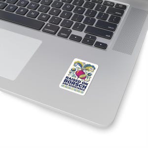 Raised on Borsch and Resistance Sticker, Ukrainian Beet Decal, Folk Art Laptop Sticker, Diaspora Gift image 9