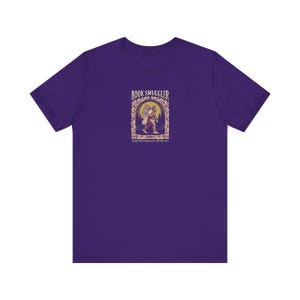 Book Smuggler Bigfoot Tee | Banned Books Shirt | Funny Cryptid Reading Gift | Dark Academia Sasquatch Graphic Tee image 8