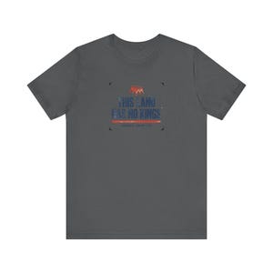 No Kings T-Shirt | This Land Has No Kings Vintage Protest Tee | Anti Authoritarian Pro Democracy Shirt, America Since 1776 image 9