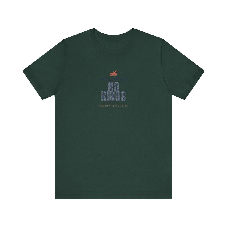 This Land Has No Kings Vintage Protest Unisex Tee image 7