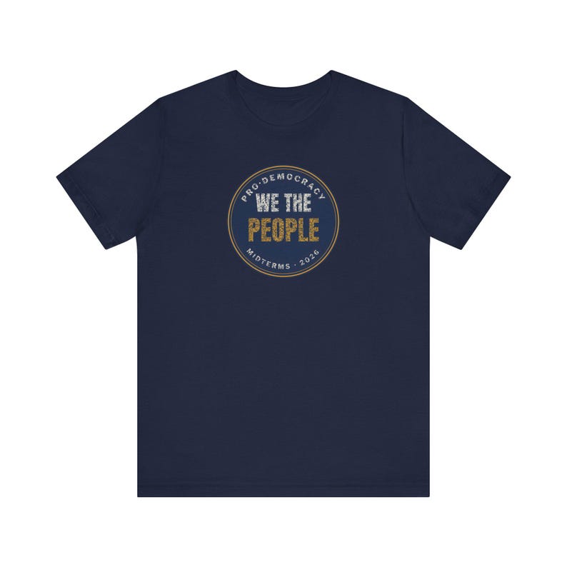 We The People Tee | Pro Democracy Midterms 2026 Shirt | Constitution Voter Gift image 9