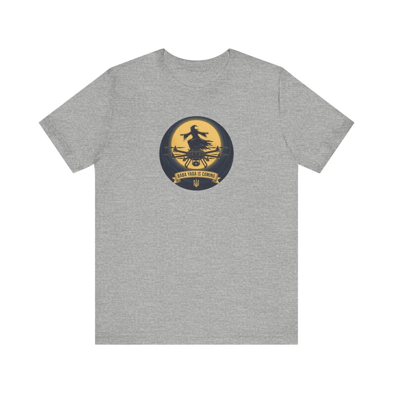 Baba Yaga Drone T-shirt | Oekraïne Nachtbommenwerper Folklore Heks Shirt | Slava Ukraini Cadeau afbeelding 6