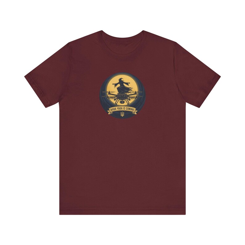 Baba Yaga Drone T-shirt | Oekraïne Nachtbommenwerper Folklore Heks Shirt | Slava Ukraini Cadeau afbeelding 11