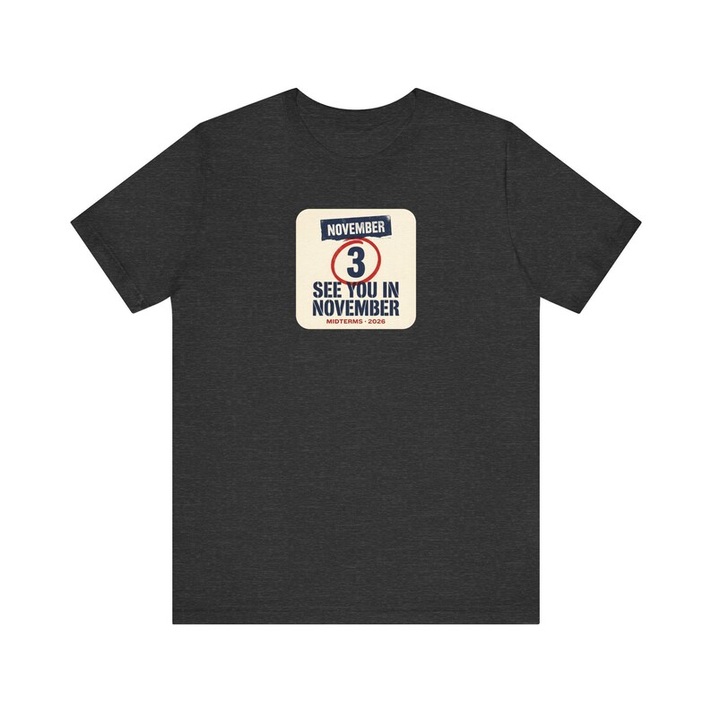 See You In November Tee | Midterms 2026 Get Out The Vote Shirt | Pro Democracy Voter Gift image 6