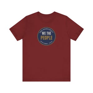 We The People Tee | Pro Democracy Midterms 2026 Shirt | Constitution Voter Gift image 12