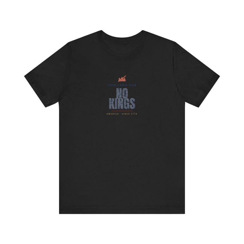 This Land Has No Kings Vintage Protest Unisex Tee image 3