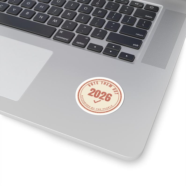 Vote Them Out 2026 Sticker | Get Out the Vote Midterms Decal | Protest Voter Gift Anti Incumbent Democracy image 11