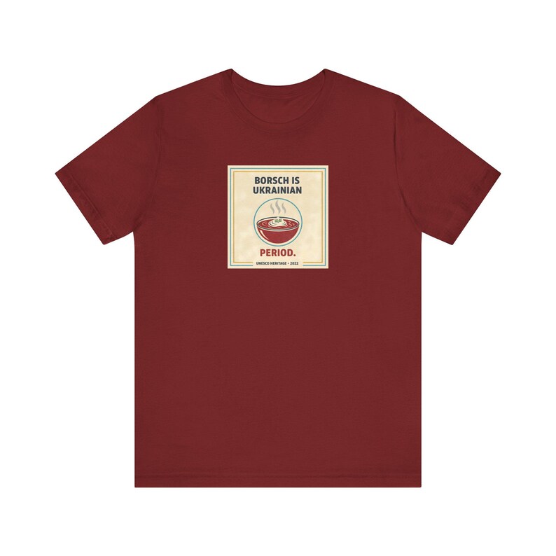 Camiseta de borscht ucraniano / Camiseta de período ucraniano / Regalo divertido para los amantes de la comida ucraniana / Slava Ukraini Diaspora imagen 12