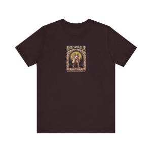Book Smuggler Bigfoot Tee | Banned Books Shirt | Funny Cryptid Reading Gift | Dark Academia Sasquatch Graphic Tee image 10