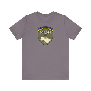 Non-Negotiable Ukraine T-Shirt, 603,628 KM Map Shield Tee, Stand With Ukraine Crimea is Ukraine Territorial Integrity Unisex Shirt image 8