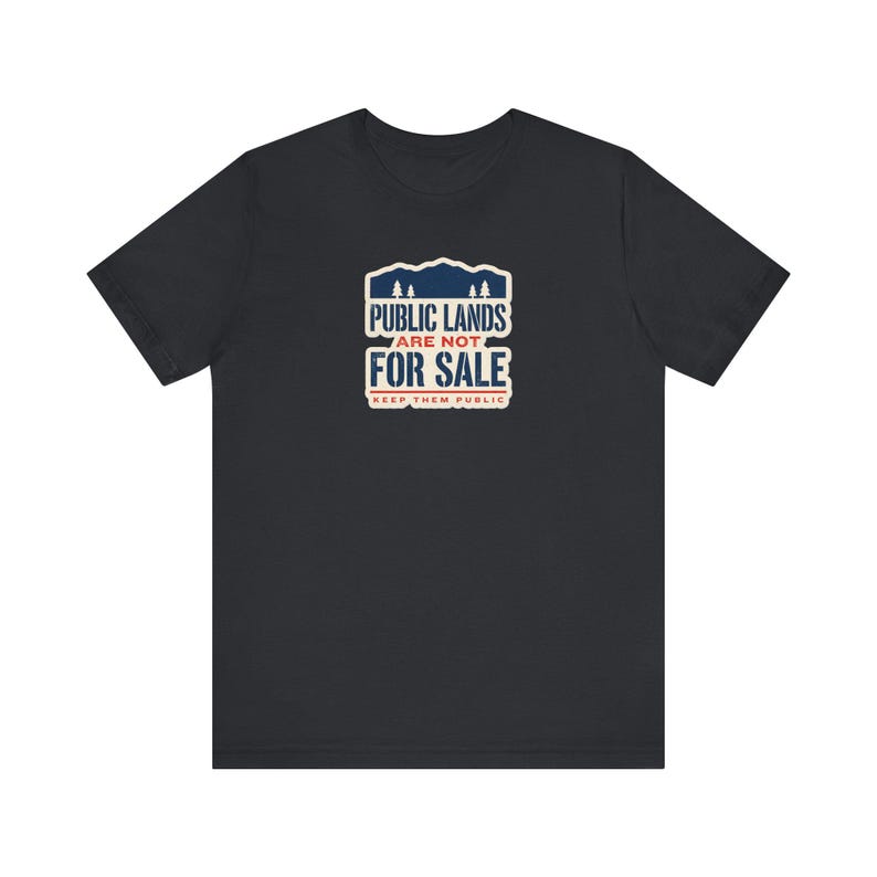 Public Lands Are Not For Sale Shirt | Keep Public Lands Public Tee | Conservation Hunting Hiking Gift image 2