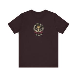 Knowledge Outlives the Match Tee | Dark Academia Book Candle T-Shirt | Banned Books Reader Gift Shirt image 10
