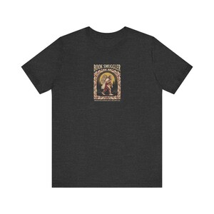 Book Smuggler Bigfoot Tee | Banned Books Shirt | Funny Cryptid Reading Gift | Dark Academia Sasquatch Graphic Tee image 6