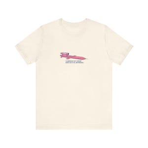 Ukraine Flamingo Missile Tee | Pink FP-5 Cruise Missile Shirt | Ukrainian Military Humor | Slava Ukraini Gift image 4
