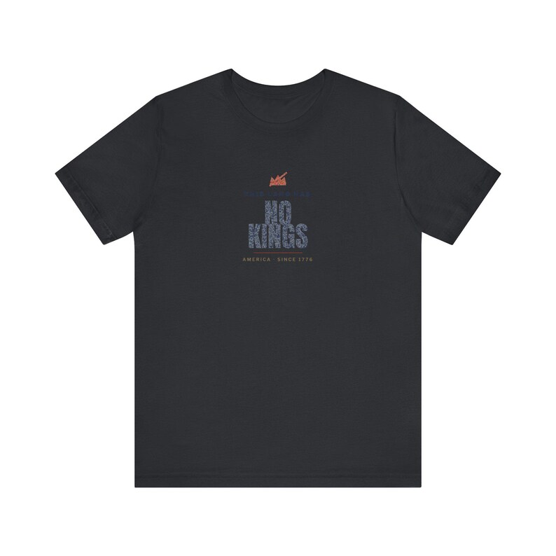 This Land Has No Kings Vintage Protest Unisex Tee image 6