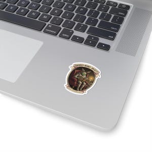 Banned Books Society Sticker | Mothman Dark Academia Cryptid Decal | Bookish Gift for Readers & Librarians image 11