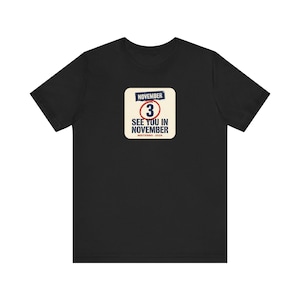 See You In November Tee | Midterms 2026 Get Out The Vote Shirt | Pro Democracy Voter Gift image 1