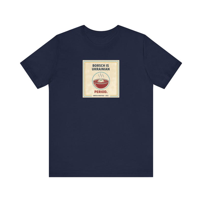 Camiseta de borscht ucraniano / Camiseta de período ucraniano / Regalo divertido para los amantes de la comida ucraniana / Slava Ukraini Diaspora imagen 9