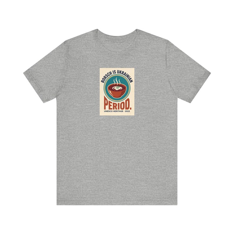 Ukrainian Borscht Tee | Borsch Is Ukrainian Period Shirt | Funny Ukrainian Food Pride Gift | Slava Ukraini Diaspora image 6