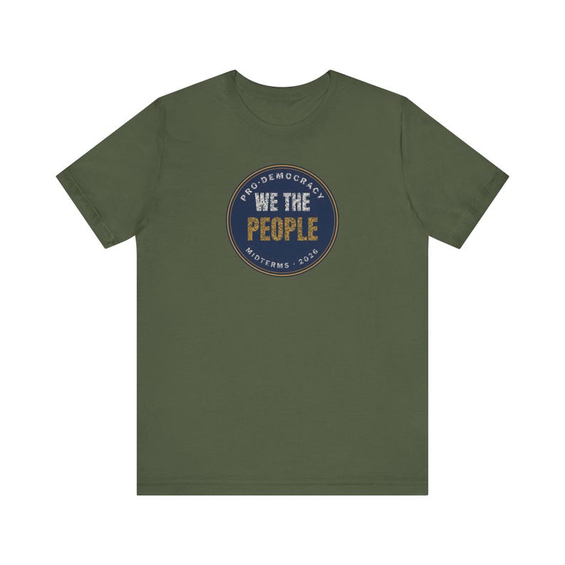 We The People Tee | Pro Democracy Midterms 2026 Shirt | Constitution Voter Gift image 4